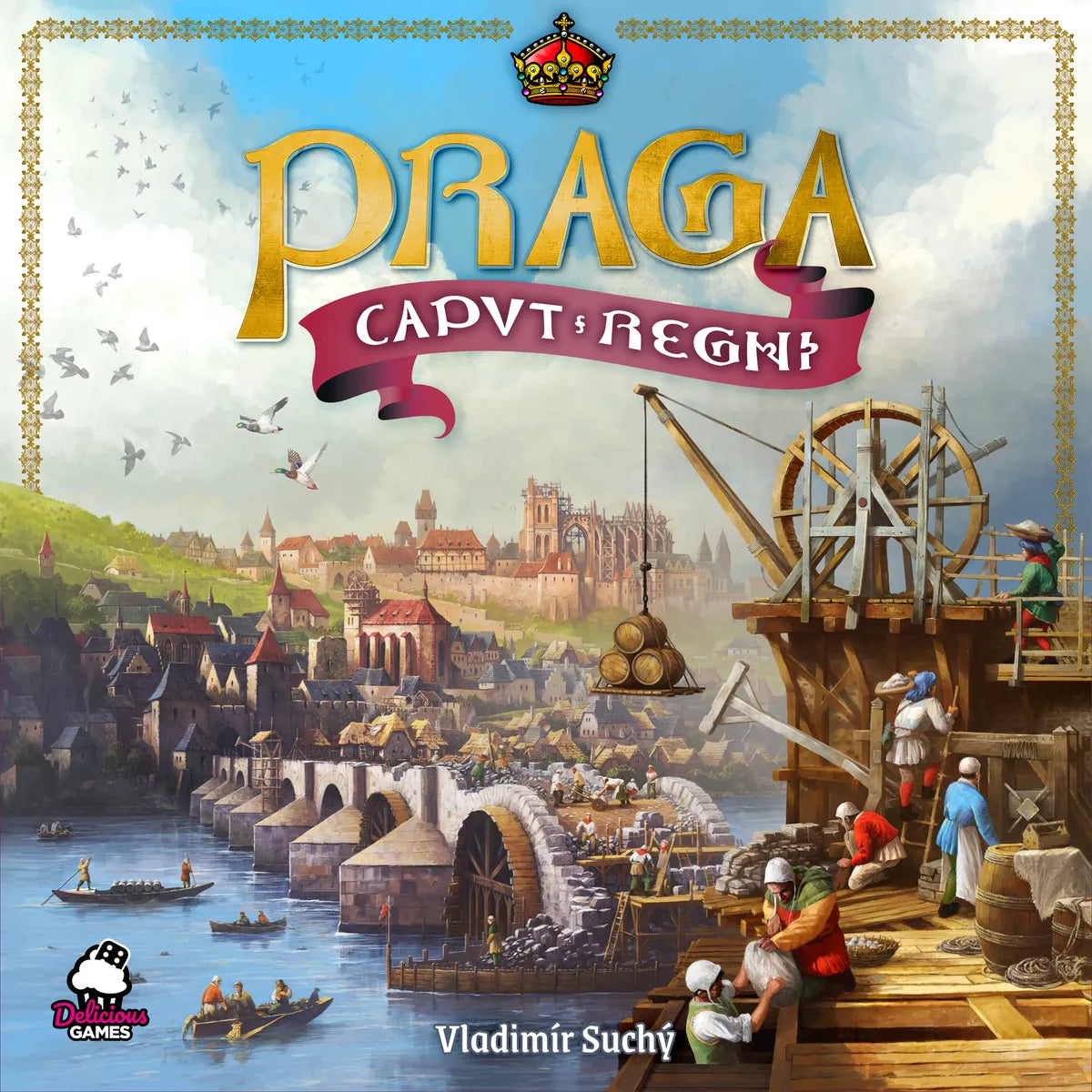 Praga Caput Regni by Vladimir Suchy, English Board Game